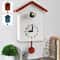 Creative Wall Clock, Home Silent Cuckoo Clock with Bird Tweeting Sound, Living Room Wall Decoration