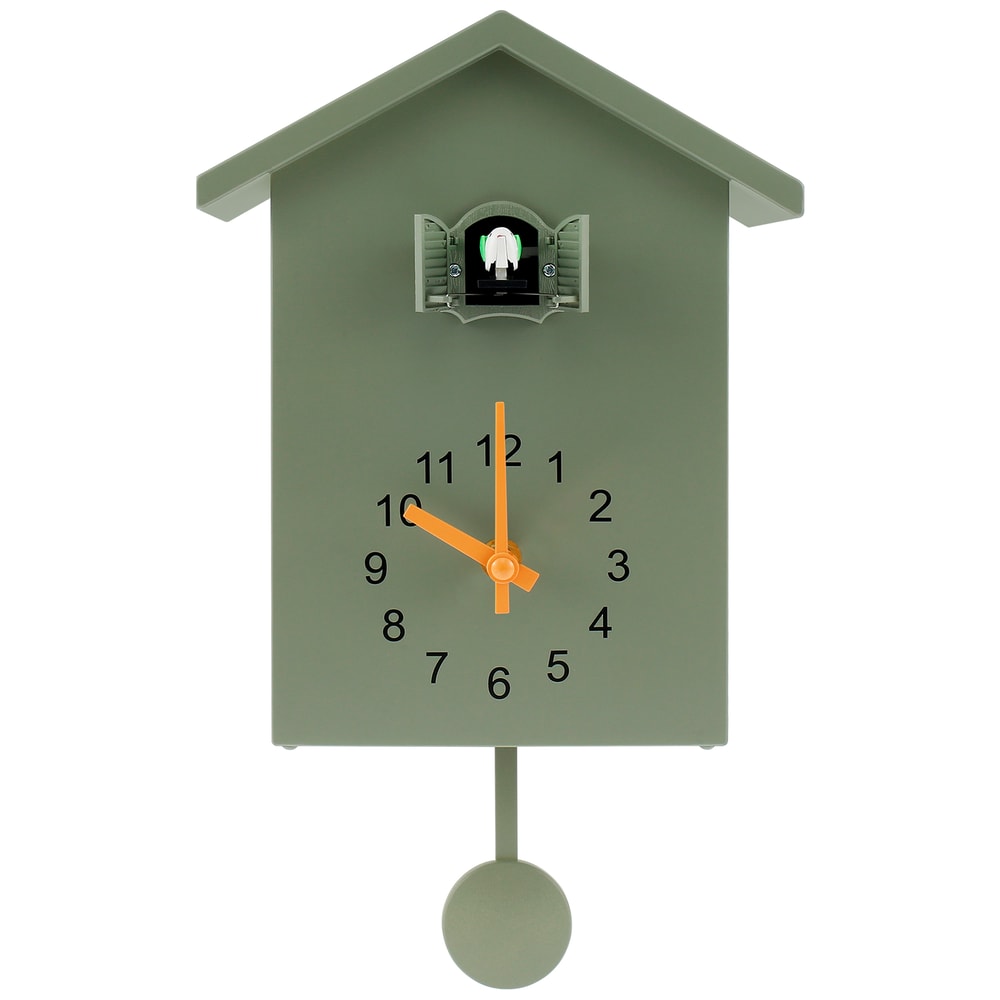 Creative Wall Clock, Home Silent Cuckoo Clock with Bird Tweeting Sound, Living Room Wall Decoration