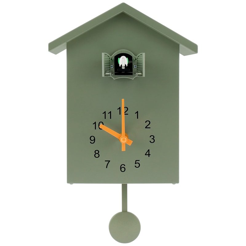 Creative Wall Clock, Home Silent Cuckoo Clock with Bird Tweeting Sound, Living Room Wall Decoration