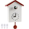 Creative Wall Clock, Home Silent Cuckoo Clock with Bird Tweeting Sound, Living Room Wall Decoration