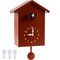 Creative Wall Clock, Home Silent Cuckoo Clock with Bird Tweeting Sound, Living Room Wall Decoration