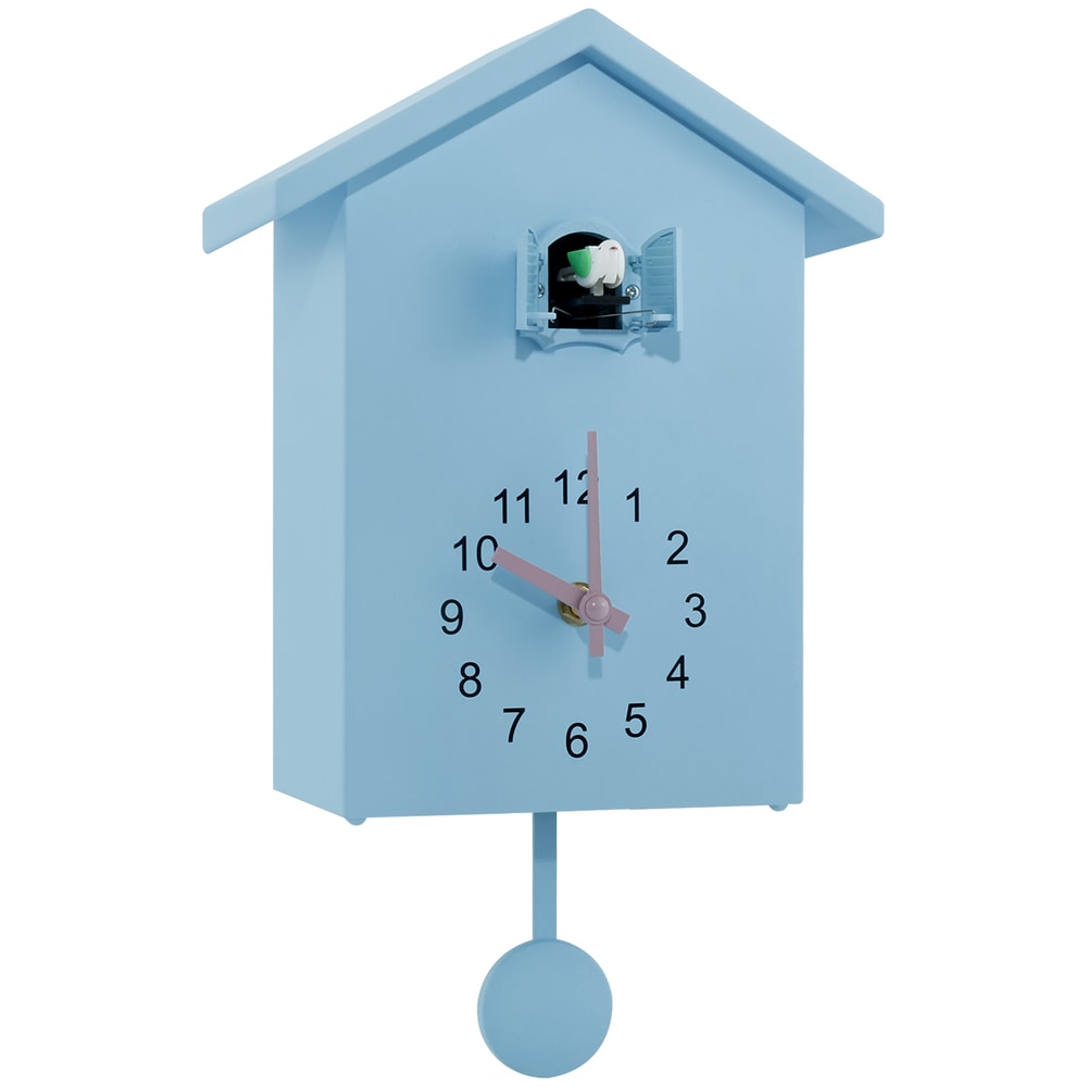 Creative Wall Clock, Home Silent Cuckoo Clock with Bird Tweeting Sound, Living Room Wall Decoration