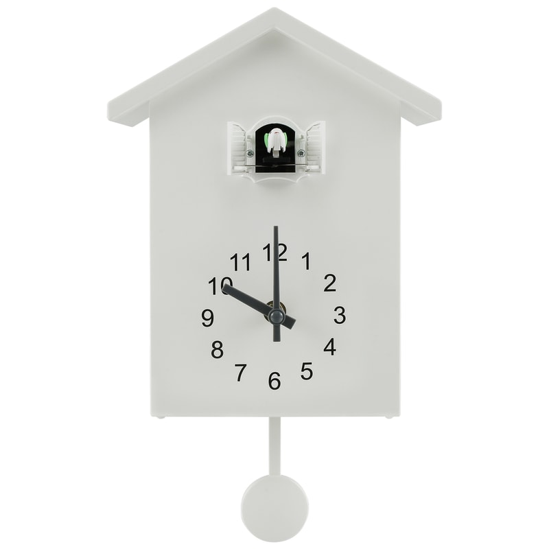 Creative Wall Clock, Home Silent Cuckoo Clock with Bird Tweeting Sound, Living Room Wall Decoration