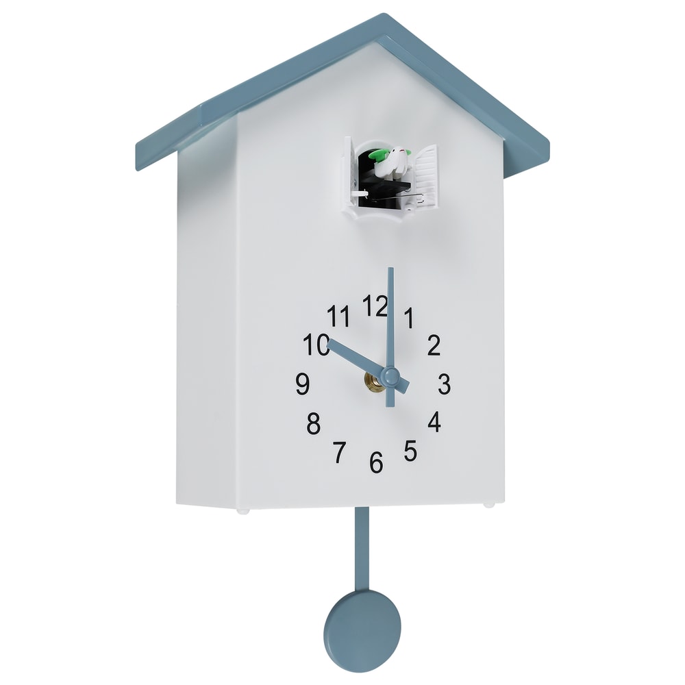 Creative Wall Clock, Home Silent Cuckoo Clock with Bird Tweeting Sound, Living Room Wall Decoration