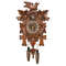 Wooden Hanging Wall Clock, Bird Alarm Clock, Cuckoo Clocks For Home Kids Room Decoration