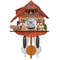 Wooden Hanging Wall Clock, Bird Alarm Clock, Cuckoo Clocks For Home Kids Room Decoration