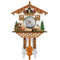 Wooden Hanging Wall Clock, Bird Alarm Clock, Cuckoo Clocks For Home Kids Room Decoration