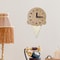 Wall Clock Ice Cream Shape Stylish Wooden Bedroom Clock for Childrens Room, Living Room, Office Home Wall Decor