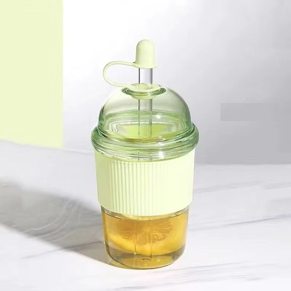 Straw Cup With Lid Bubble Boba Tea Cups Large Capacity Tea Coffee Milk Cup Ins Style Water Bottles 6