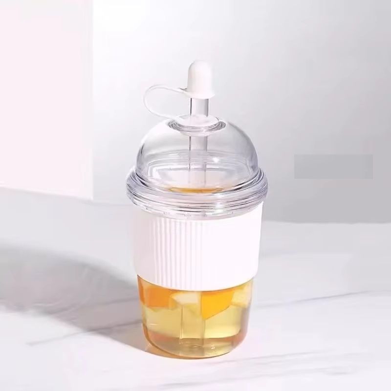 Straw Cup With Lid Bubble Boba Tea Cups Large Capacity Tea Coffee Milk Cup Ins Style Water Bottles 7