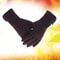 New Female Autumn Winter Warm Gloves, Fleece Lined Thermal Full Finger, Women Cotton Touch Screen Gloves