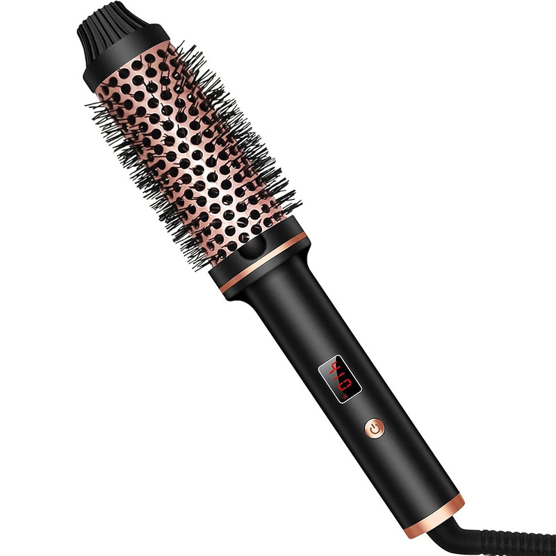 Valentine Gift Electric Hair Brushes, Heated Anti-Scald Thermal Brush, Professional Hair Curler Straightener Hot Comb