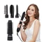 Hair Dryer Brush Electric, Hot Air Comb Multifunction Hair Curler, Straightener Curler Negative Ion Hair Dryer