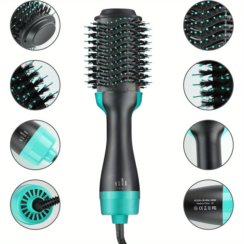 OneStep Negative Ion Hair Dryer Hot Air Brush QuickDry Volumizing Reduces Frizz And Static 4