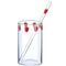 High Borosilicate Strawberry Glass Cup, Cute Nana Milk, Water Drinking Glass with Straw, Thickened