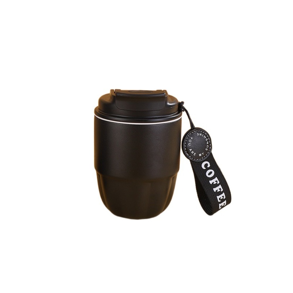 Drinkware Mini Stainless Steel Coffee Mug Small Capacity Simple Vacuum Flasks Portable Fashion Pump 7
