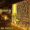 USB LED Curtain String Lights Fairy Decoration Holiday Garland Lamp Home Garden Christmas Wedding 0