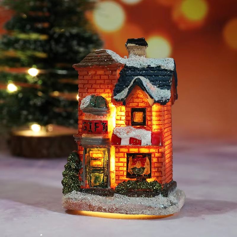 Christmas House Light Decorations Xmas Gift For Kids Home Ornaments New Year Navidad Decor Bedroom 5