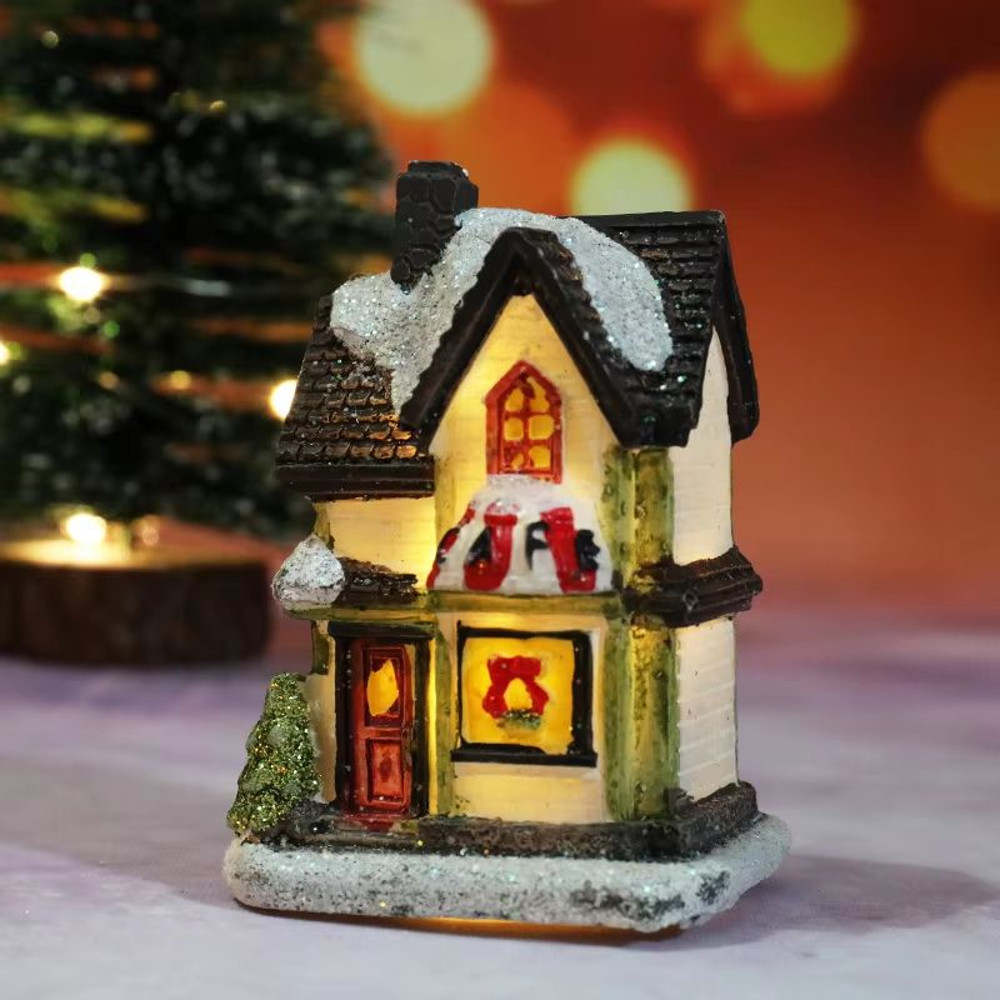 Christmas House Light Decorations Xmas Gift For Kids Home Ornaments New Year Navidad Decor Bedroom 6