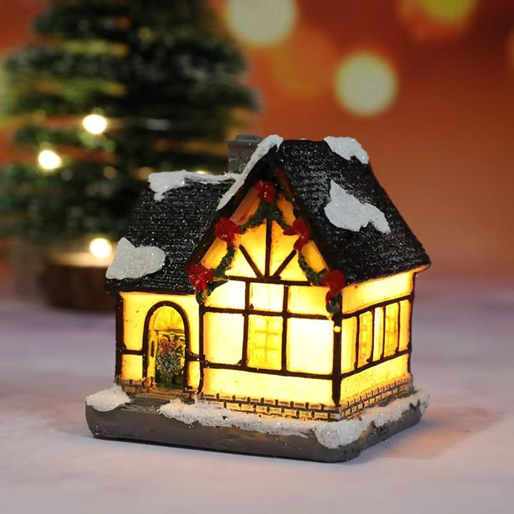 Christmas House Light Decorations Xmas Gift For Kids Home Ornaments New Year Navidad Decor Bedroom 7