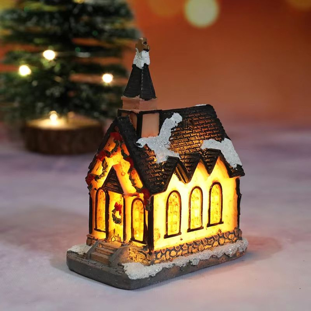 Christmas House Light Decorations Xmas Gift For Kids Home Ornaments New Year Navidad Decor Bedroom 9