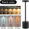 Classic USB Rechargeable Touch Sensor LED Table Lamp, 3-Color Dimming, Modern Desk Night Light