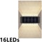 Solar Wall Lamp Outdoor Waterproof Light Warm Up And Down Lighting Garden Yard Balcony Decorative 7