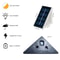 Outdoor Solar Step Lights, Waterproof, Warm White RGB, Auto On Patio Yard Driveway Porch Lighting