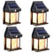 Solar Powered, Waterproof Outdoor, Wall Light with Motion Sensor, Tungsten Filament, Garden Yard Decoration, LED Lamp