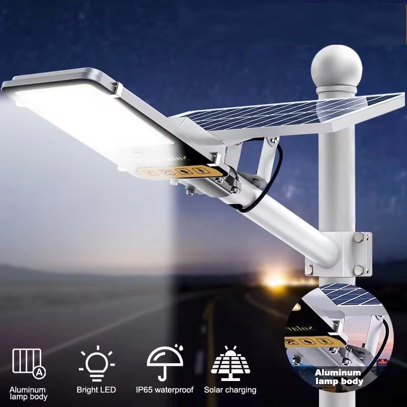 Aluminum High Power Solar Light Waterproof Outdoor Solar Street Light Garden Terrace Wall Lamp Stre 0