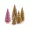Mini Christmas Tree Cedar Tree Snowflake Pine Needle Tree Tabletop Miniature Doll House Festival Sn 3