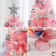 Pink Christmas Tree Xmas Tree Desktop Ornament Christmas Decorations For Home Navidad Noel New Year 3