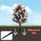 Artificial Tree With Ground Stake Realistic Bushes Plant For Outdoor Yard And Front Porch Decor 2
