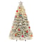 Prelit Snow Flocked Christmas Tree Artificial Full Tree With Remote 4