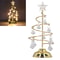LED Christmas Tree Warm Light Crystal Lamp Decorative Iron Tree Golden Night Light Ornament For Gif 1