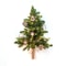 Creative DIY Wall Christmas Tree LED Light String Decor Small Door Hanging Christmas Decoration Hom 8