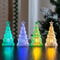Christmas Decorations Mini Glowing Crystal Tree Desktop Ornaments, Creative Childrens Gift Lights
