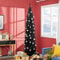 Artificial Christmas Tree Indoor Realistic Holiday Decoration Black 2