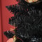Artificial Christmas Tree Indoor Realistic Holiday Decoration Black 4