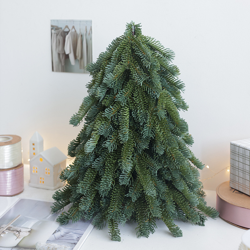 Christmas Tree Simulated Nobel Pine Tree for Indoor Home Decor, Restaurant, Desktop Decoration