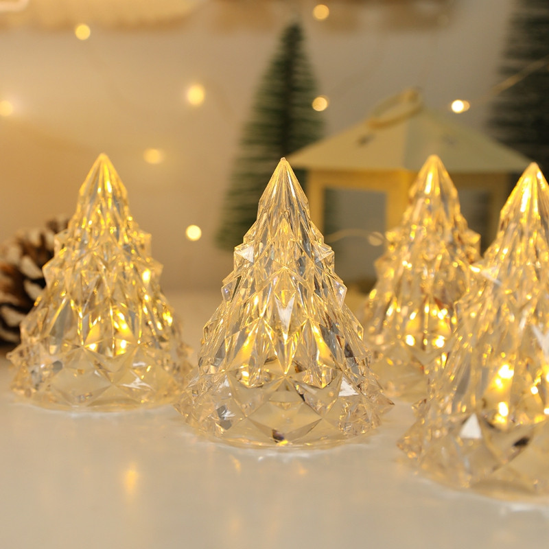 LED Tree Shape Candle Light For Home Christmas Decoration Party Decor New Year Gift Navidad Accesso 2