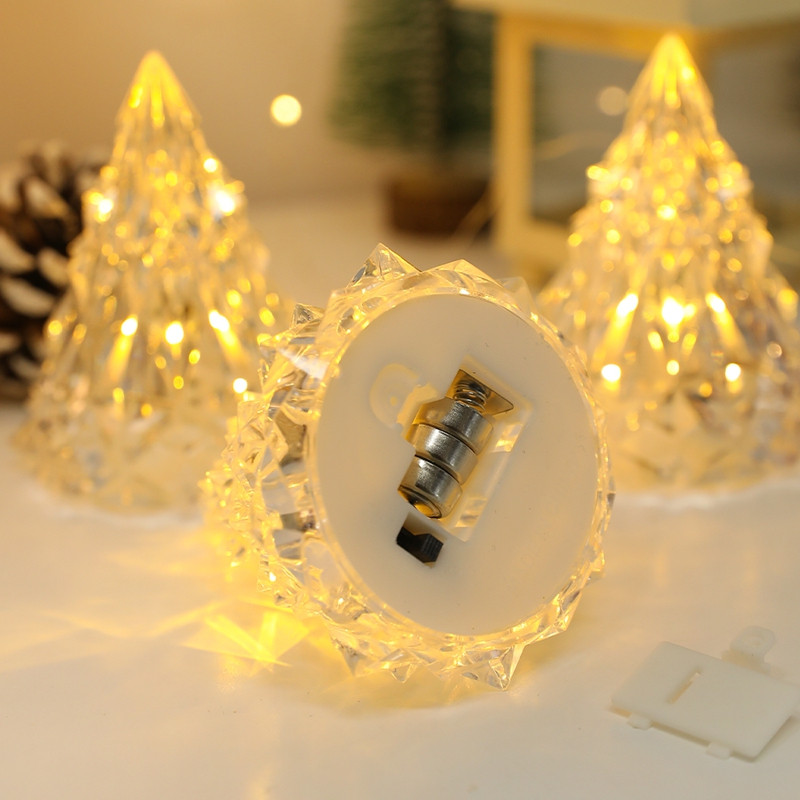 LED Tree Shape Candle Light For Home Christmas Decoration Party Decor New Year Gift Navidad Accesso 4