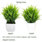 Artificial Christmas Tree Green Potted Plants DIY Room Decor 4