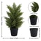 Artificial Christmas Tree Green Potted Plants DIY Room Decor 9
