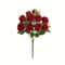 Artificial Flowers Silk Roses Wedding Party Bouquet Home Decoration Vases 2