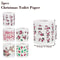 Christmas Toilet Roll Paper, Happy New Year, Xmas Tissue Roll, Christmas Supplies, Napkin Kitchen Tool, Home Decoration
