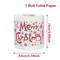 Christmas Toilet Roll Paper, Happy New Year, Xmas Tissue Roll, Christmas Supplies, Napkin Kitchen Tool, Home Decoration