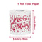 Christmas Toilet Roll Paper, Happy New Year, Xmas Tissue Roll, Christmas Supplies, Napkin Kitchen Tool, Home Decoration