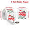 Christmas Toilet Roll Paper, Happy New Year, Xmas Tissue Roll, Christmas Supplies, Napkin Kitchen Tool, Home Decoration