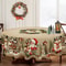 Vintage Christmas Tablecloth Santa Snowman Table Cover Navidad Noel New Year Christmas Decorations 4